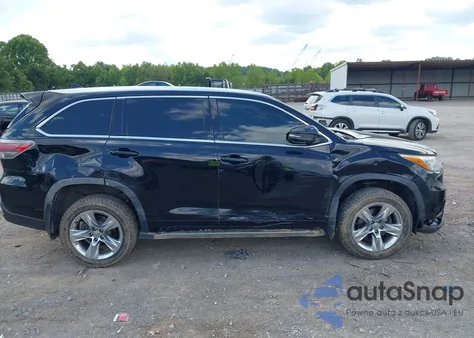2015 Toyota Highlander Limited V6 z USA, uszkodzony, nr VIN 5TDDKRFH5FS076512